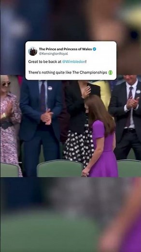 Kate Middleton got a standing ovation at Wimbledon 👏