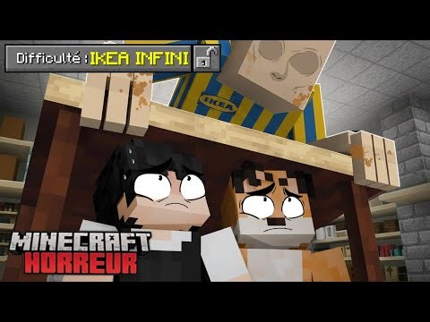 You MUST SURVIVE 24 HOURS in an INFINITE IKEA in MINECRAFT (SCP-3008)