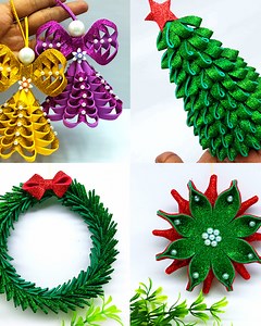 27K views · 320 reactions | Most Beautiful Christmas Tree Ornaments Maknig Easy Tutorial at Home - Dollar Tree DIY #christmasmagic #handmade #Christmas | Origami Art & Crafts | Facebook