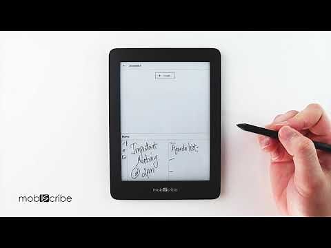 MobiScribe Tutorial| How To Make A Calendar Hand-note And Set Calendar As A Sleep Screen.