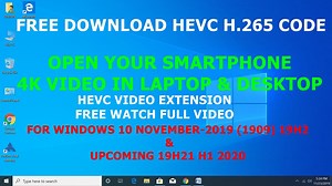 Free Hevc Video Extension Codec
