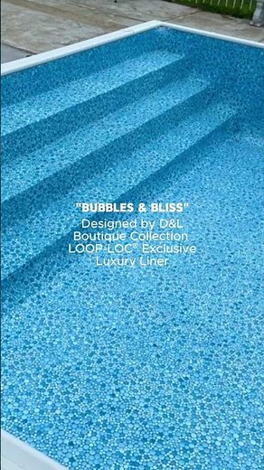 Bubbles & Bliss 🌊 Designed by D&L • Boutique Collection • LOOP-LOC® EXCLUSIVE LUXURY LINER #looploc