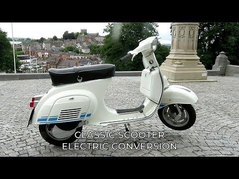 Classic Vespa Scooter Electric Conversion