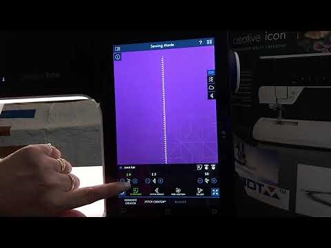 River City Sewing PFAFF Creative Icon Sewing Part 1