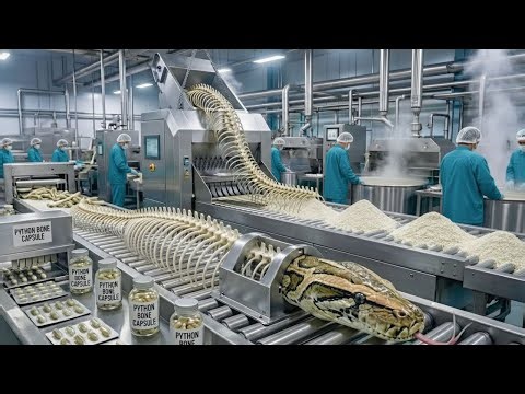 Snake Skeletons vs Modern Medicine Amazing Factory Tour/‪@NextEraProcessingZone‬