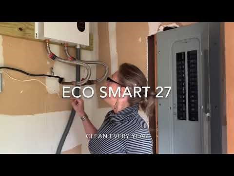 EcoSmart 27 tankless water heater cleaning