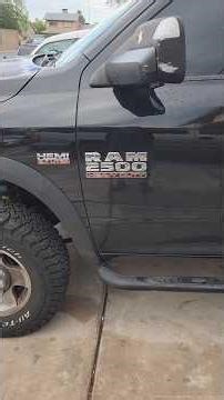 2013 Ram HD trans removal on ground