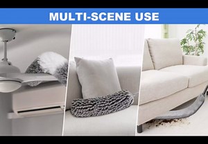 Dusters for Cleaning,Microfiber Duster Feather Duster with Extension Pole,4PCS Ceiling Fan Cleaner Duster,Long Duster Extended Handle,Blind Cleaner Dusting