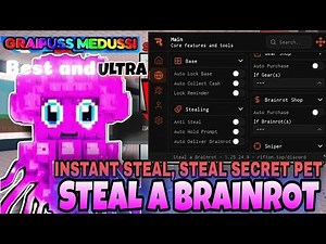 RIFT HUB V100! | Steal a brainrot instant stealer Pet finder | 2025 Keyless 🔐