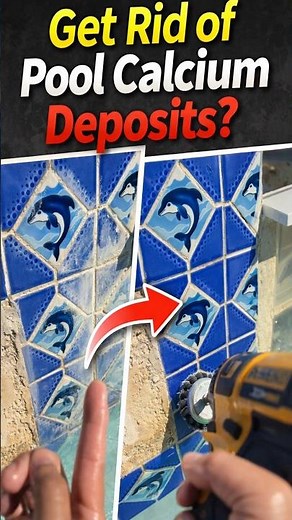 ✅How to Remove/Get Rid of Calcium Deposits on Pool Tiles Quick DIY