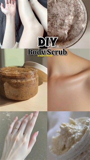 🧴 DIY Body Scrub at Home — Glowing Skin in 1 Use! 😍✨
