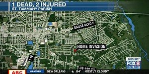 Slidell home invasion; intruder dead