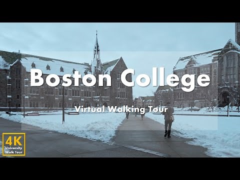 Boston College - Virtual Walking Tour [4k 60fps]