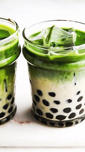 Iced Matcha Boba Tea