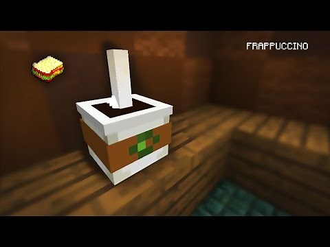 Minecraft | How to make a Starbucks Frappucino
