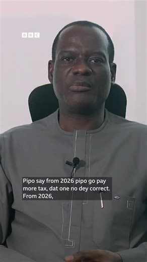 Di day don come! Di new tax law dey take effect from January 2026 for Nigeria. BBC News Pidgin speak to di chairman of di Presidential committee on fiscal policy and tax reforms, Taiwo Oyedele, @taiwoyedele to explain more. Oga Taiwo Oyedele explain how di new tax law go affect di poor, di rich pipo and di way dem go take deduct di tax. Dis na some quick tins you suppose sabi about di new tax law. Producer: @oloyenaija Edit: @mobolajiolatunde #tax #newtaxlaw #nigeria #nigeriataxlaw #bbcnewspidgi