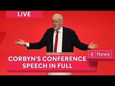 Jeremy Corbyn Labour conference speech in full (2017)