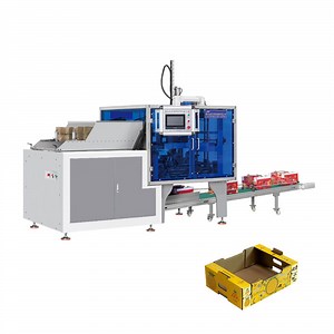 [Hot Item] Corrugated Fruit Food Gift Box Packaging Rectangular Strawberry Cherry Packing Box Making Machine