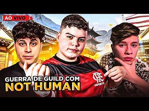 🔴 LIVE! - GUERRA DE GUILDAS - O REFORÇO DA NOT HUMAN CHEGOU! - PHZIN7 LIVE ON FREE FIRE 🔴
