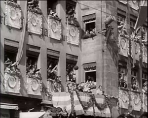 Hitler Views Final Parade of Nuremberg Rally September 8, 1934