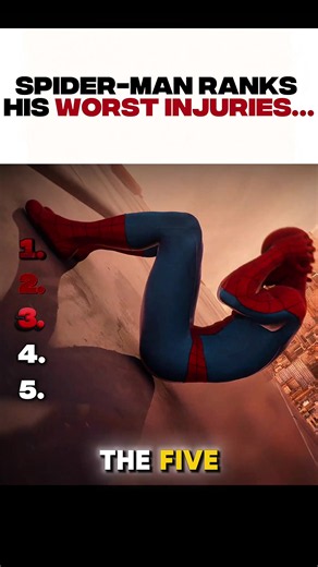 Spider-Man’s worst injuries… 🥶🕷️ #spidermanps4 #spiderman #peterparker