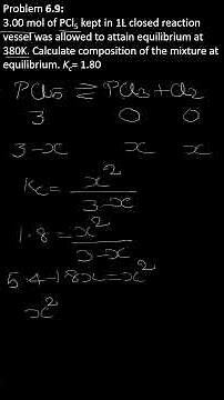Measurement of Reactant and Product concentration from equilibrium constant