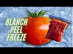 Putting Up Tomatoes the Easy Way (NO CANNING)