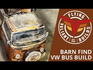 How to use Tamiya Weathering Powders to Create a Rusty, Dusty Custom Diecast Barn Find VW Bus