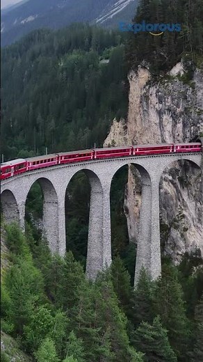 🚆 Landwasser Viaduct – Switzerland’s Most Iconic Train Bridge | Swiss Alps Railway Journey
