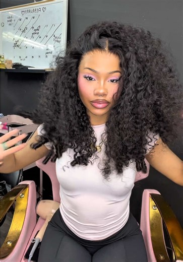 Wig install 😍😍 Hair from @oqhairshop Hair info : 9x6 Burmese curly 26inches, 200% density #oqhair #wiginfluencer #wiginstall #fypシ #burmesecurly