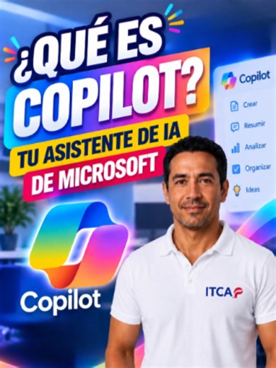 🤖✨ ¿Has escuchado hablar de Copilot pero todavía no sabes exactamente qué es? En este video te explicamos de manera sencilla qué es Copilot, el asistente de inteligencia artificial de Microsoft, y cómo puede ayudarte en diferentes tareas. 💻🚀 Una herramienta de IA que vale la pena conocer si quieres estar al día con las nuevas tecnologías. 👀 👉 Mira el video hasta el final y cuéntanos en los comentarios: ¿ya conocías Copilot? 📚 En ITCAP seguimos aprendiendo juntos sobre tecnología e intelige