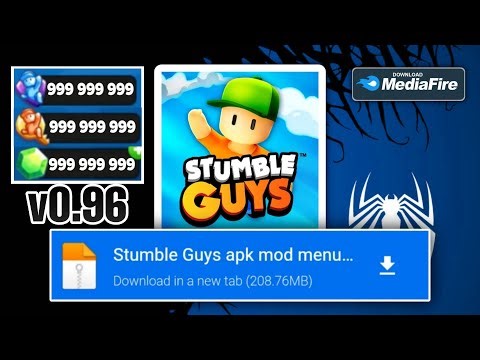 Stumble Guys mod menu 0.96 - 🔥 apk gemas infinitas, skin, habilidades e emotes desbloqueados ✅