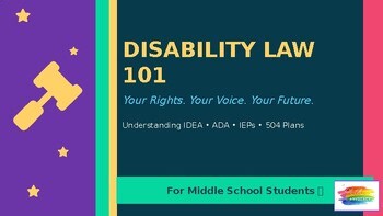 Disability Rights/Laws (Middle School)