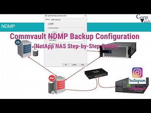 #Commvault NDMP Backup Configuration (NetApp NAS Step-by-Step Guide)