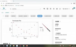 Hiplot可视化平台-基础模块-散点图 scatter plot