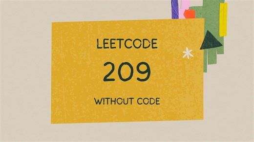 leetcode 力扣 209 Minimum Size Subarray Sum