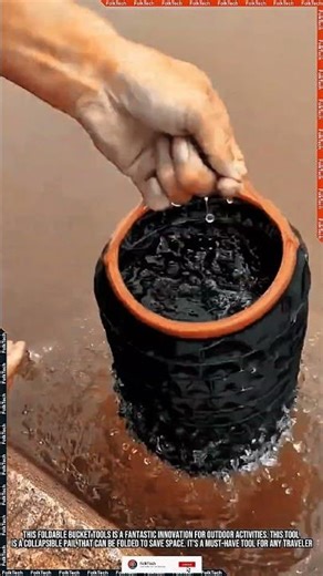 Foldable Bucket Tools: Collapsible Pail #tool #tools #innovation