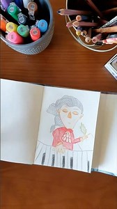 Let’s draw #mozart 🥰. #charactercreation #drawingprocess #illustration
