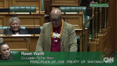 New Zealand MPs disrupt parliament with haka