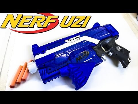 FULL AUTO NERF UZI - Stryfe Select Fire Kit Review