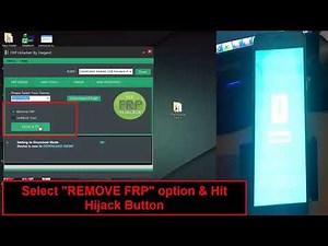Remove Frp lock on any Samsung phone using FRP Hijacker Tool MP4 720p