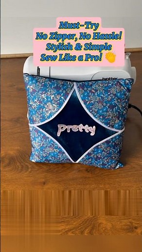 Pillow Case Flower Design| DIY Envelope Pillow Case| #sewingtutorial #sewing #pillowcase #sewingtips