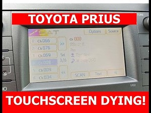 Toyota Prius Touchscreen Dying !!