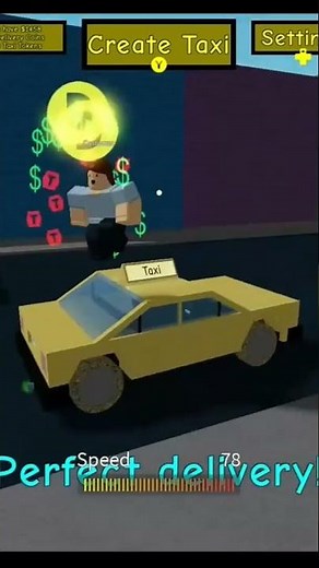 Perfect delivery compilation! Taxi Simulator 2. #satisfying #compilation #roblox