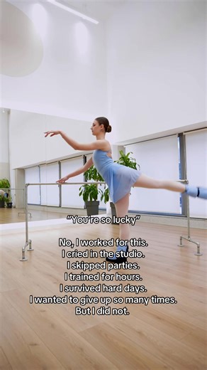 Sorry but luck didn’t stretch my feet at 10pm. Discipline did. #ballet #dancewear #discipline #dance #fyp