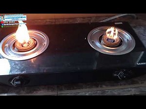 Servis kompor sanken, Api merah menjadi biru || sangatt gampang