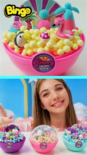 145 reactions · 10 comments | Tropical, Cosmic or Mermaid濾囹隆‍♀️ So Sensory Mini World Surprise Ball, New at Bingo✨ With 15+ accessories and 2 cute characters to create your own customized mini universe Waiting for you visit‍♀️  https://linktr.ee/bingolocations #bingo #Egypt | Bingo | Facebook