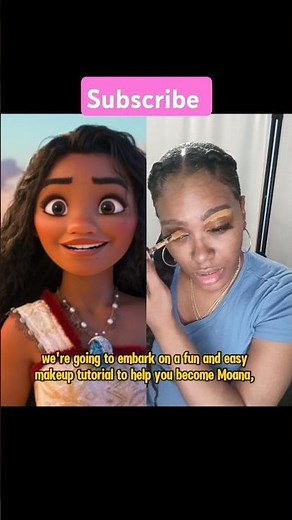 Become Moana: Easy Disney Makeup Tutorial for All Ages! 🌟"#MoanaMakeup, #DisneyMakeup, #MoanaCosplay