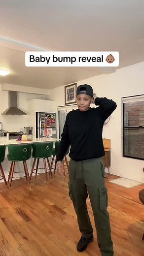 Baby Court finally decided to start showing 🥹🥰 #courtandlex