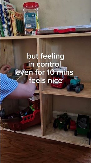 Lets see If it really takes that long Toy shelf edition #realhome #organization #declutter #mumlife